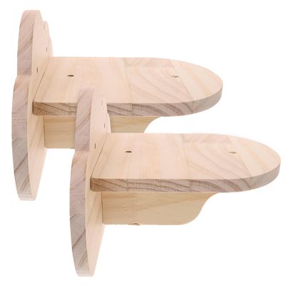 Abaodam 2-Piece Cat Wall Furniture with Steps, Sturdy Cat Climbing Posts and Cozy Resting Areas