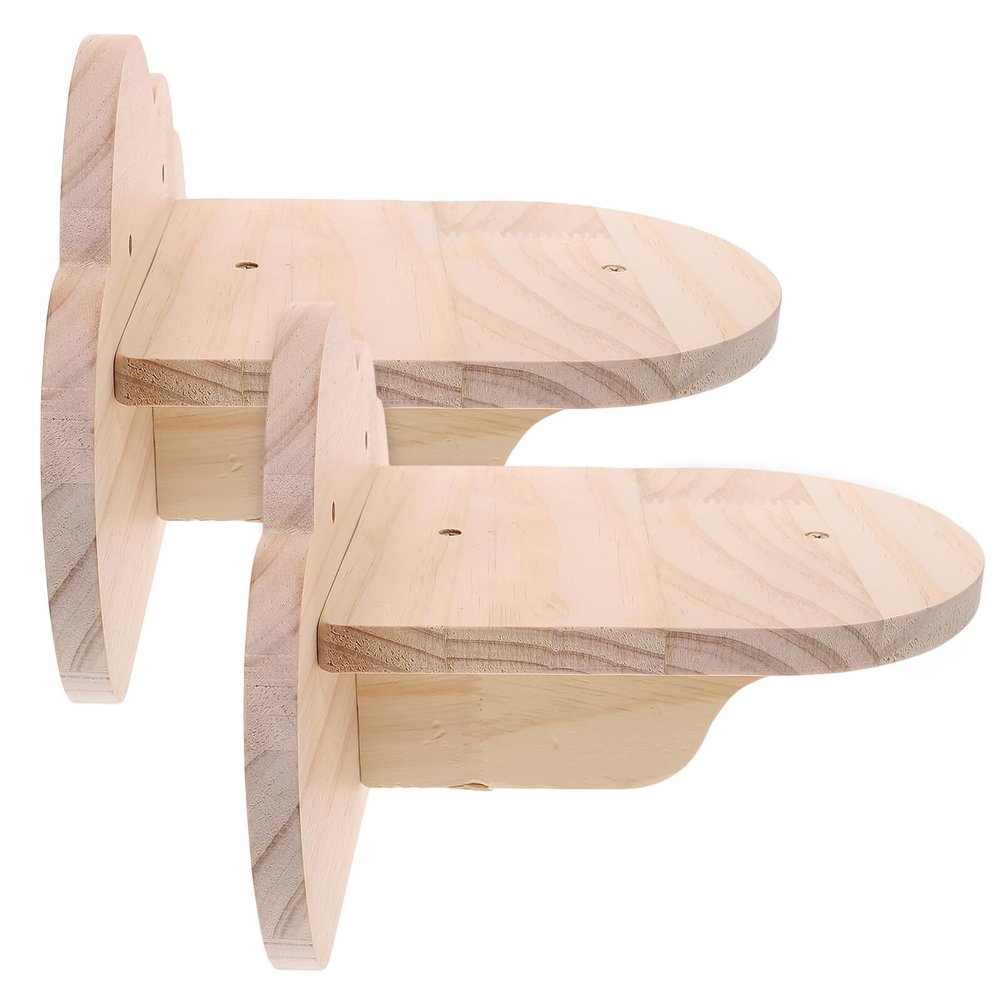 Abaodam 2-Piece Cat Wall Furniture with Steps, Sturdy Cat Climbing Posts and Cozy Resting Areas