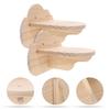 Abaodam 2-Piece Cat Wall Furniture with Steps, Sturdy Cat Climbing Posts and Cozy Resting Areas view 2