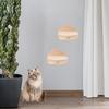 Abaodam 2-Piece Cat Wall Furniture with Steps, Sturdy Cat Climbing Posts and Cozy Resting Areas view 3