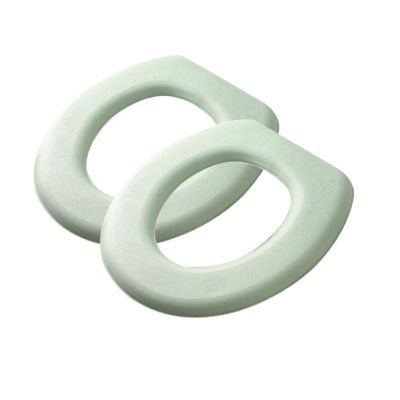 Kukyller 2-Piece Reusable EVA Toilet Seat Cushions, Universal Thick Foam Bathroom Pads for All Seasons