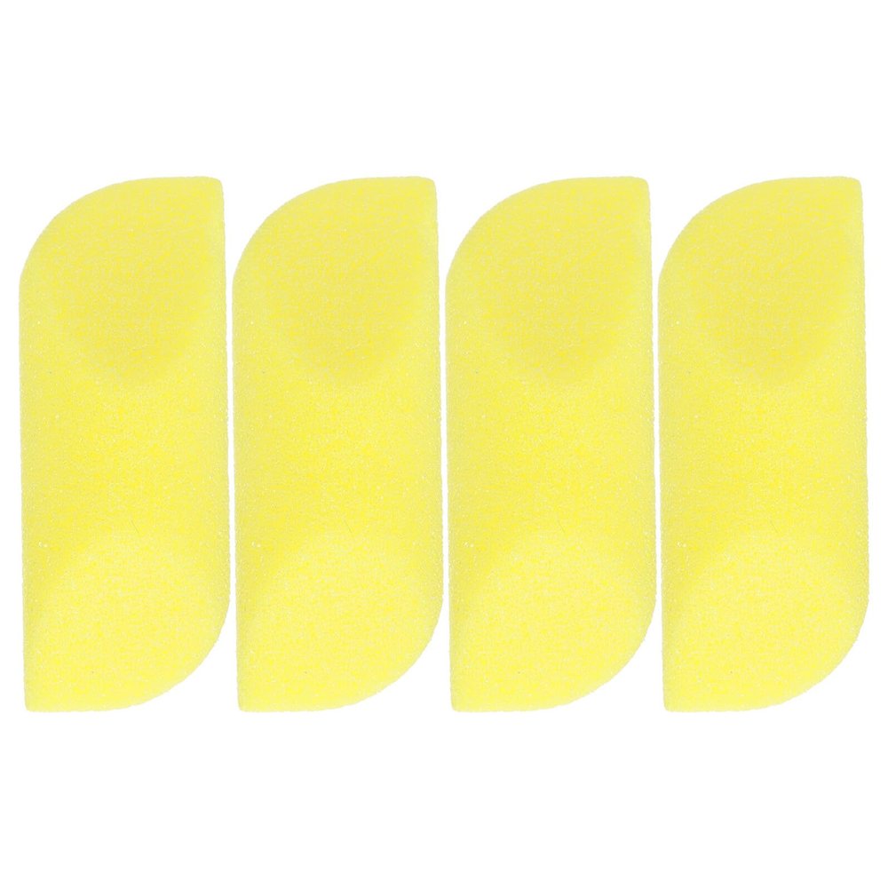 DECHOUS Callus Remover for Foot Care, 4-Piece Set, Double-Sided Pumice Stone with Handle for Pedicures and Gentle Skin Care at Home or in the Salon, Random Color