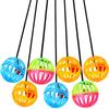 SHINEOFI Reptile Bell Ball Toy, 7-Piece Plastic Set view 1