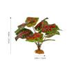 SEWACC Artificial Reptile Plant with Heavy Base, Realistic Terrarium Decor view 2