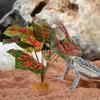 SEWACC Artificial Reptile Plant with Heavy Base, Realistic Terrarium Decor view 4