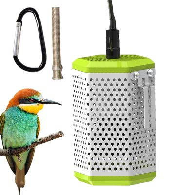 Heat Lamp Cage, Heavy-Duty Burn-Resistant Wire Guard with Secure Spring Clamp