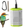 Heat Lamp Cage, Heavy-Duty Burn-Resistant Wire Guard with Secure Spring Clamp view 1