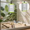 Heat Lamp Cage, Heavy-Duty Burn-Resistant Wire Guard with Secure Spring Clamp view 2