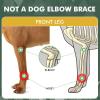 Asixxsix Adjustable Front-Leg Brace for Dogs, Soft, Reflective, Breathable (S) view 3