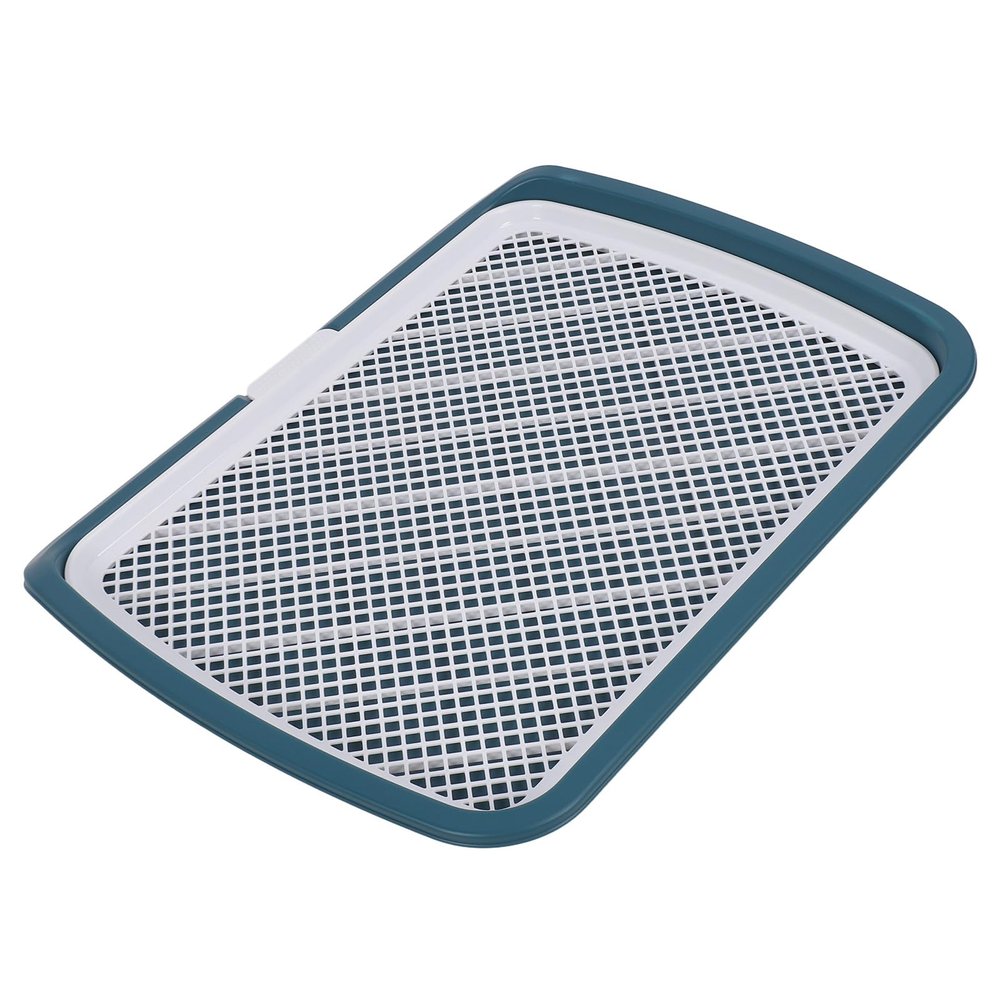 Xiuganpo Puppy Potty Training Tray, Washable Mesh Holder for Small Dogs, Blue