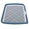 Xiuganpo Puppy Potty Training Tray, Washable Mesh Holder for Small Dogs, Blue view 3