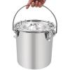 3L/5L Stainless Steel Milk Bucket for Cows, Goats & Horses view 4