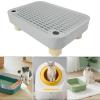 Cat Litter Step for Seniors and Kittens with Litter-Tracking Filter view 4