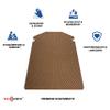 EVA Drive Premium Protective Mat for Urban Arrow Cargo Bikes, Brown, Without Edging view 4