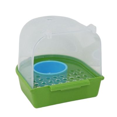 Bird Bath for Bird Cages, Leakproof Water Basin