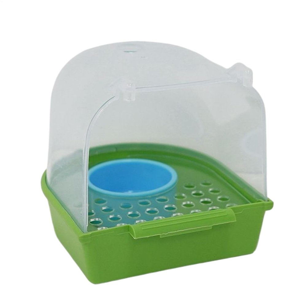 Bird Bath for Bird Cages, Leakproof Water Basin