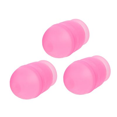VILLCASE 3-Pack Pink Plastic Hair Dye Mixing Cups