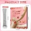 Zoonvii Strawberry Milk Tea Powder, 10 x 10 g view 2