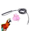 Lurrose Lightweight Gentle Parrot Harness with 2 m Elastic Leash and Angel Wing Design view 2