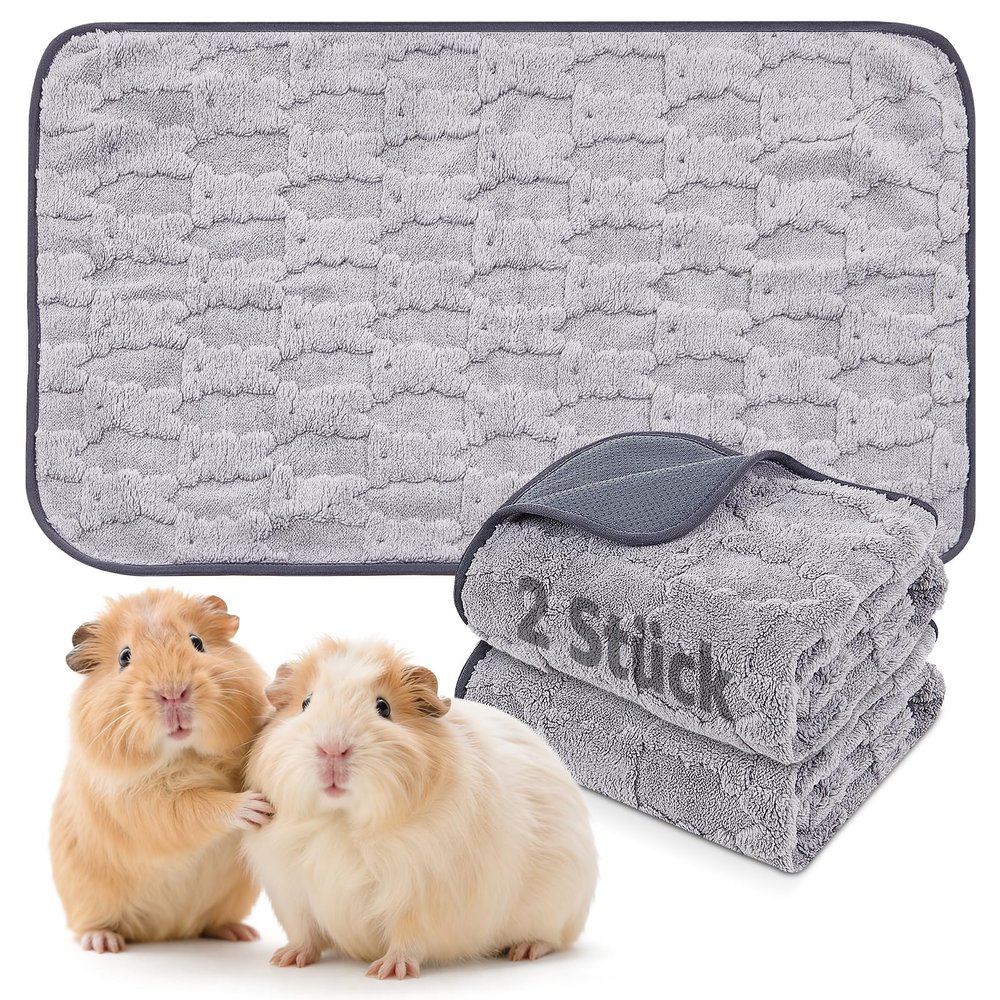 Washable Pee Pads for Guinea Pigs and Rabbits, 2-Pack