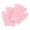 TEHAUX 1 Pair Moisturizing Gel Finger Gloves for Overnight Care, Pink view 1
