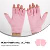 TEHAUX 1 Pair Moisturizing Gel Finger Gloves for Overnight Care, Pink view 3
