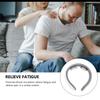 Wireless U-Shaped Pulse Massager, 9 Levels, White view 4