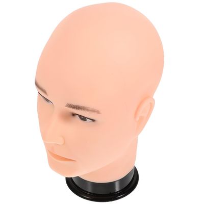 VILLCASE 56 cm PVC Male Mannequin Head Wig and Hat Stand