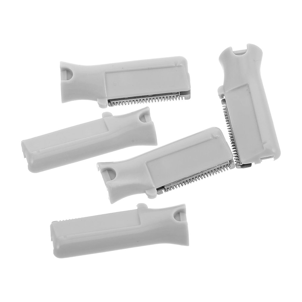 Alipis 5-Pack Stainless Steel Replacement Blades for Eyebrow Trimmers