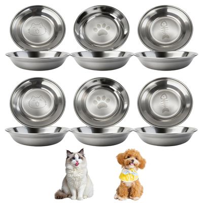 DifenzuSJ 6-Piece Cat Bowl Set