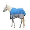 LEAFOREST 1200D Durable Horse Blanket, Waterproof, Windproof & Breathable Outdoor Rain Sheet, No Fill, Blue Gray, 145 cm view 1
