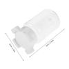 HOODANCOS Gecko Water Dispenser, 100 ml PP, Four-Opening Design, White view 2