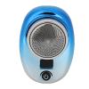 TOPINCN Cordless Mini Beard Trimmer with LED Display, USB-C Charging, Blue-Silver Gradient view 1