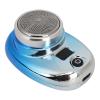 TOPINCN Cordless Mini Beard Trimmer with LED Display, USB-C Charging, Blue-Silver Gradient view 3