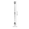 PRETYZOOM Double-Head Stainless Steel Blackhead Extractor and Nose Scraper for Gentle Pore Cleaning and Skincare view 2