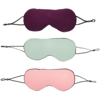 Baluue Polyester Sleep Masks, 3-Pack, with Adjustable Strap