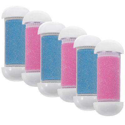 6 Plastic Replacement Rollers for Foot Care Device