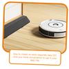 VERDANVERSE Black Plastic Threshold Ramps for Robot Vacuums, 2-Pack view 4