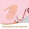 LIFKOME Plastic Manicure Practice Hand with Removable Nail Tips view 3
