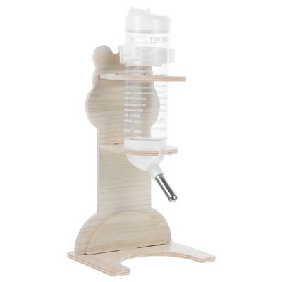 Small Animal Water Bottle Stand with Holder, Plastic
