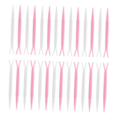 Homoyoyo 100-Piece Y-Shaped Double Eyelid Applicators, ABS, Random Color