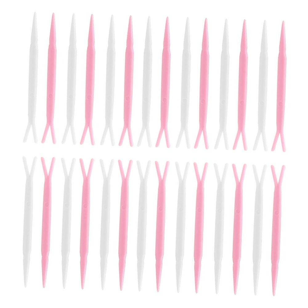 Homoyoyo 100-Piece Y-Shaped Double Eyelid Applicators, ABS, Random Color