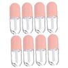 8-Pack 5 mL Pink Polypropylene Lip Gloss Tubes for Travel view 1