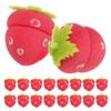 18 Soft Sponge Curlers for Overnight, Red view 1