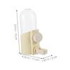 Mobestech 2-Piece Water Dispenser Set for Birds and Small Animals, Rutin Bird Waterer with Feeding Trough, for Pigeons, Parrots and Quails view 2