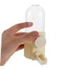 Mobestech 2-Piece Water Dispenser Set for Birds and Small Animals, Rutin Bird Waterer with Feeding Trough, for Pigeons, Parrots and Quails view 4