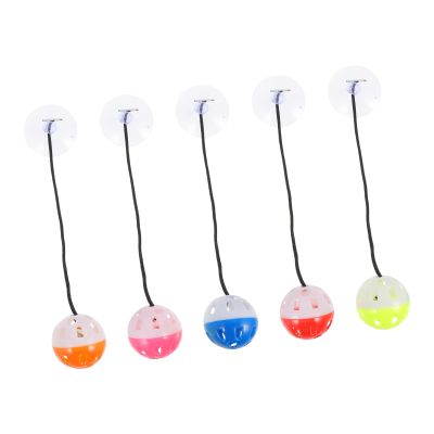 BESTonZON Reptile Toy - Random Style with Suction Cup and Rope, 6 Pieces