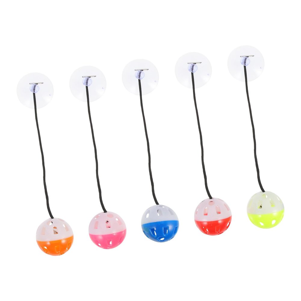 BESTonZON Reptile Toy - Random Style with Suction Cup and Rope, 6 Pieces