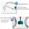 ToayNia Adjustable Optical Trial Frame, PD 48–80 mm, Pure Titanium view 4
