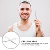 LOORGVEL 4-Piece Stainless Steel Ear Tweezers with Curved Tips, Precise, Reusable and Compact for Adults view 2